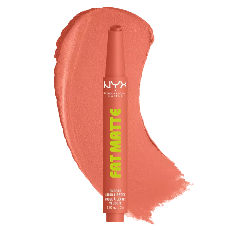 NYX PROFESSIONAL MAKEUP FAT MATTE SMOOTH COLOR LIPSTICK