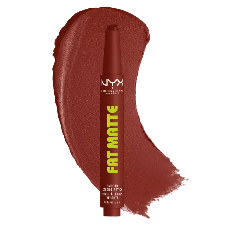 NYX PROFESSIONAL MAKEUP FAT MATTE SMOOTH COLOR LIPSTICK